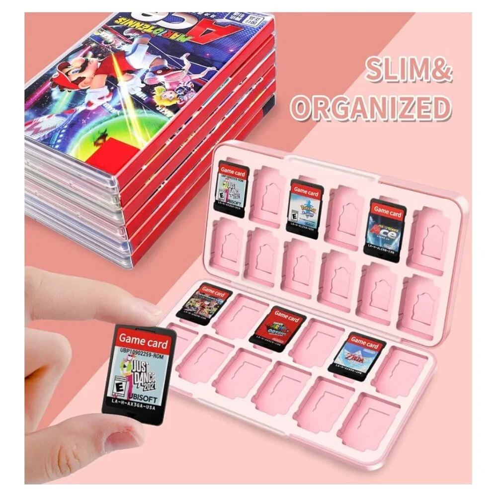 Kawaii Nintendo Switch Game & Micro SD Holder (24 spaces) (SKU: 115MI) - Picture 11 of 12